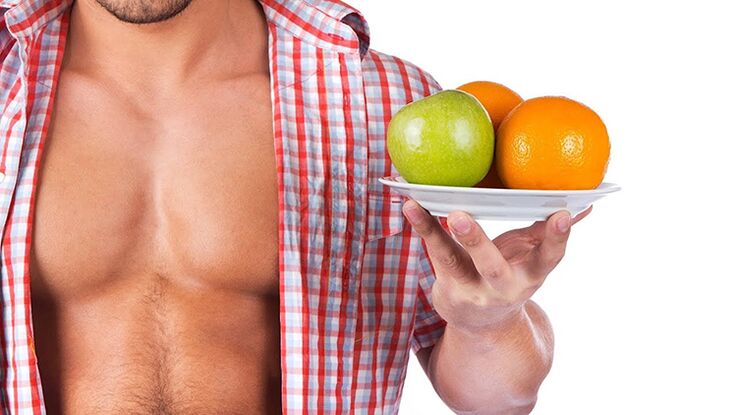 Male with fruits that are able to maintain a high level of potency