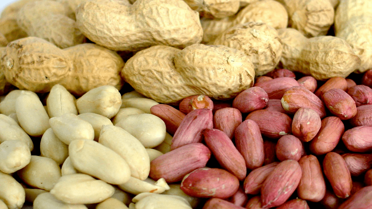 hazelnuts and almonds for effectiveness