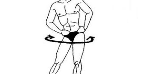 Rotation of the pelvis - a simple but effective exercise for male potency