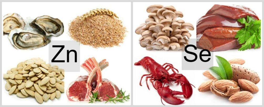Zinc and selenium are the most important micronutrients for men's health