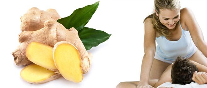 Benefits of ginger root in men's efficiency