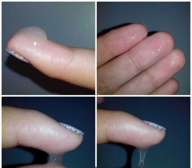 a man's preseminal fluid during arousal