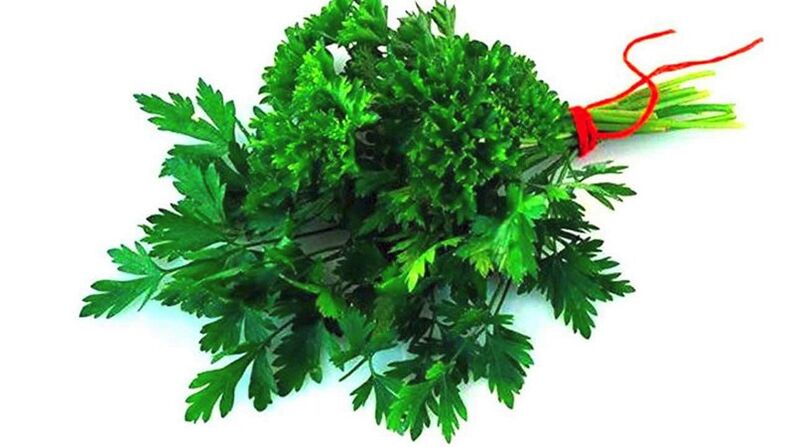 Parsley to increase men's efficiency